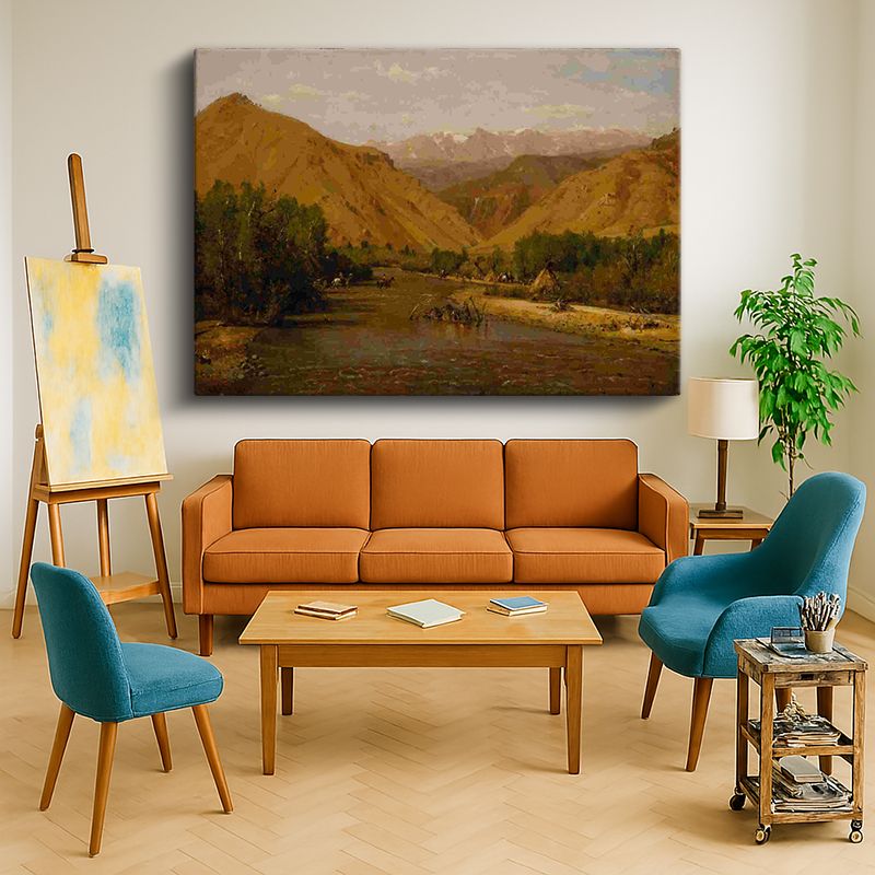 Ressam Kanvas Tablo 1095